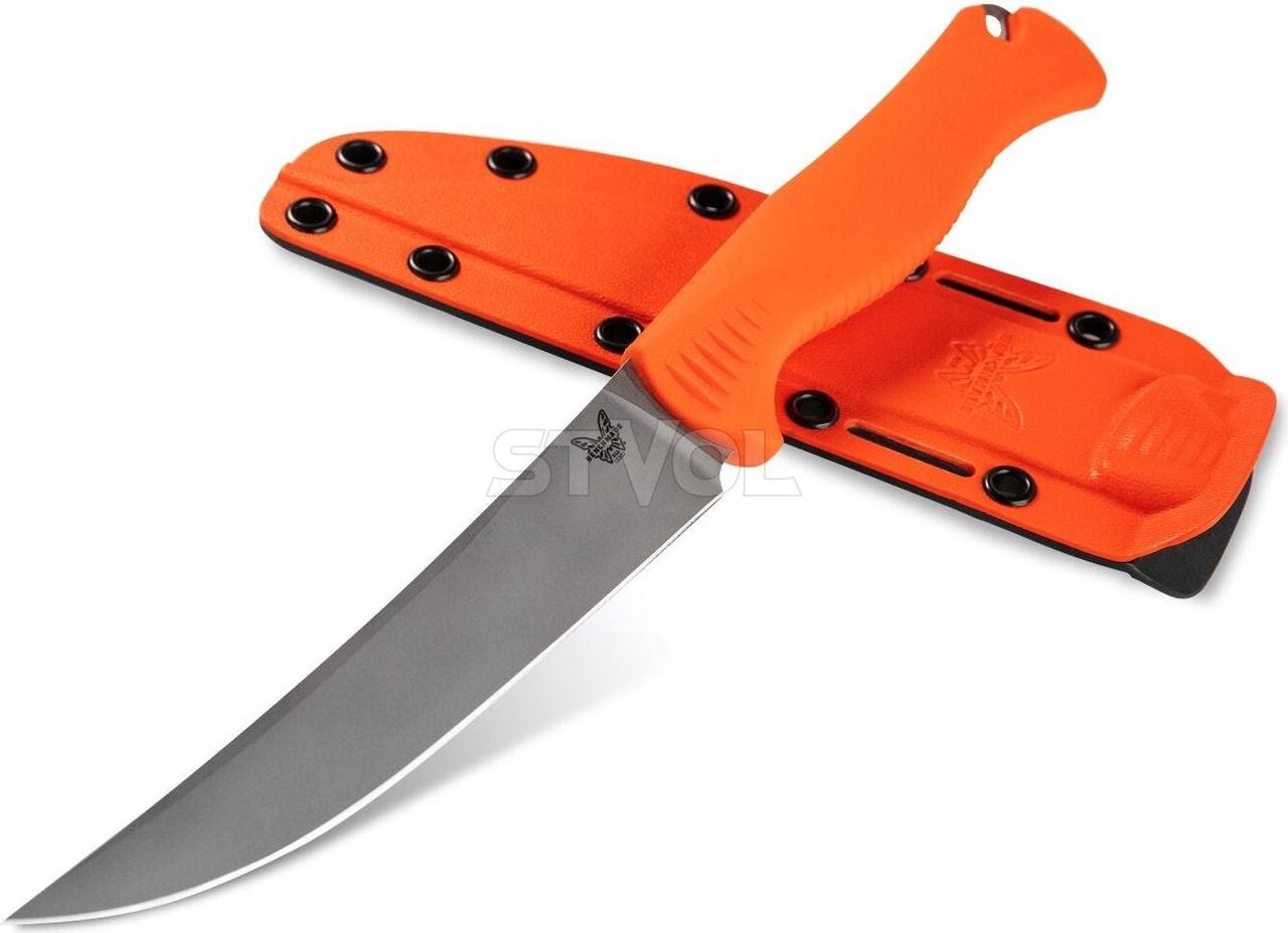 Нож Benchmade "Meatcrafter", orange, santoprene