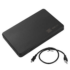 Зовнішня кишеня для HDD 2.5" SATA USB 2.0 Black (DC4344V2), фото 1