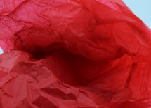 Тишью декоративная бумага, красная 1 лист (50*70 см) - фото 1 - id-p340401710