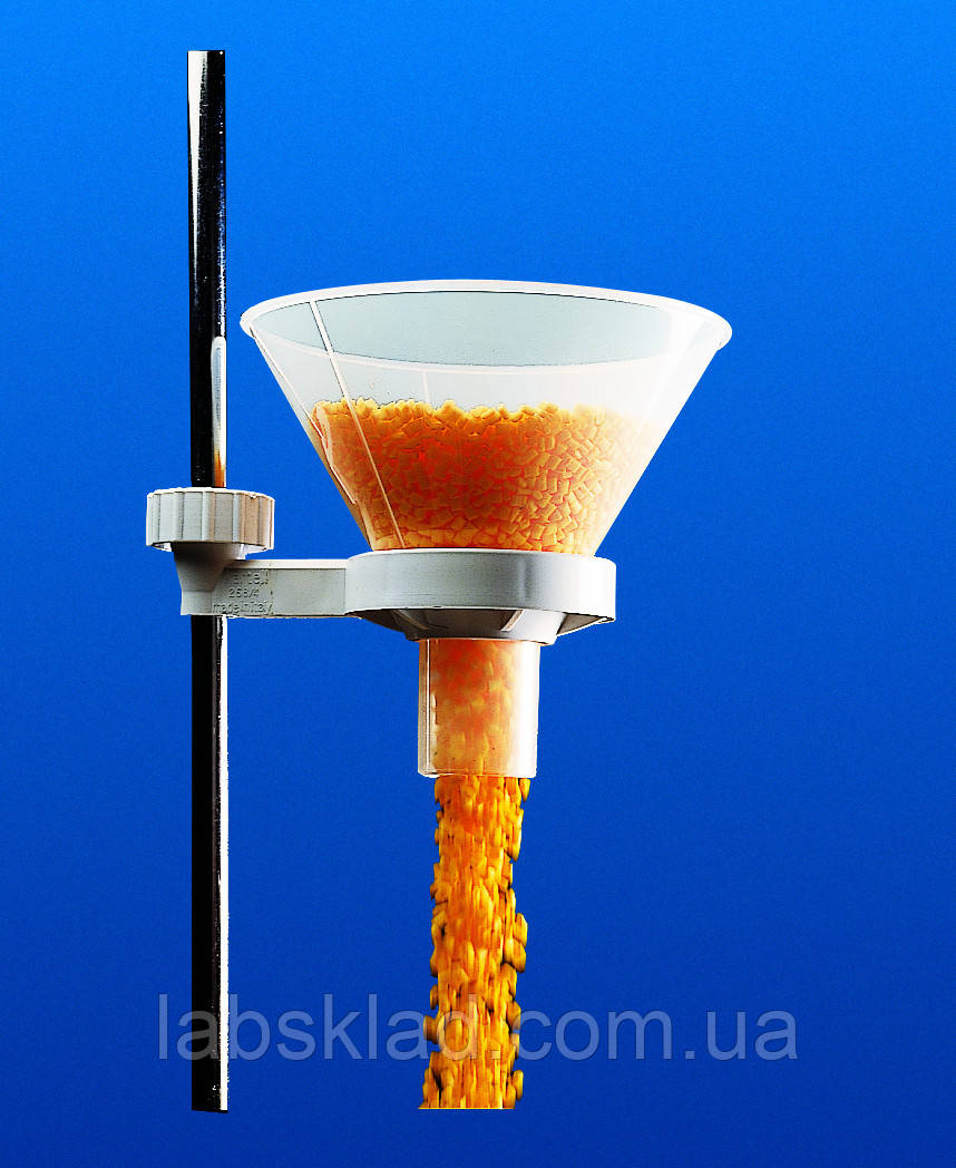 Воронка лабораторна для сипучих D=60 мм ПП Kartell, фото 1