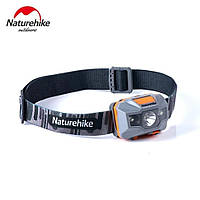 Фонарь Налобный Naturehike TD-02 NH00T002-D Gray-Orange \ акб 1200mAh \ 150Lum