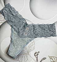 Трусики сірі Victoria's Secret Розмір S
