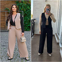 Жіночий боді з трикотажу з довгим рукавом виготовлені з трикотажу застібки гачки норма й батал