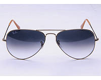 Женские солнцезащитные очки в стиле RB 3025 aviator large metal 001/32 (Lux)