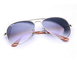 Жіночі сонцезахисні окуляри RB 3025 aviator large metal 001/32 (Lux), фото 4