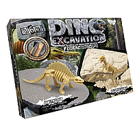 Набір для проведення розкопок DINO EXCAVATION Danko Toys DEX-01-04 Скеляти динозаврів дитяча розвивальна гра