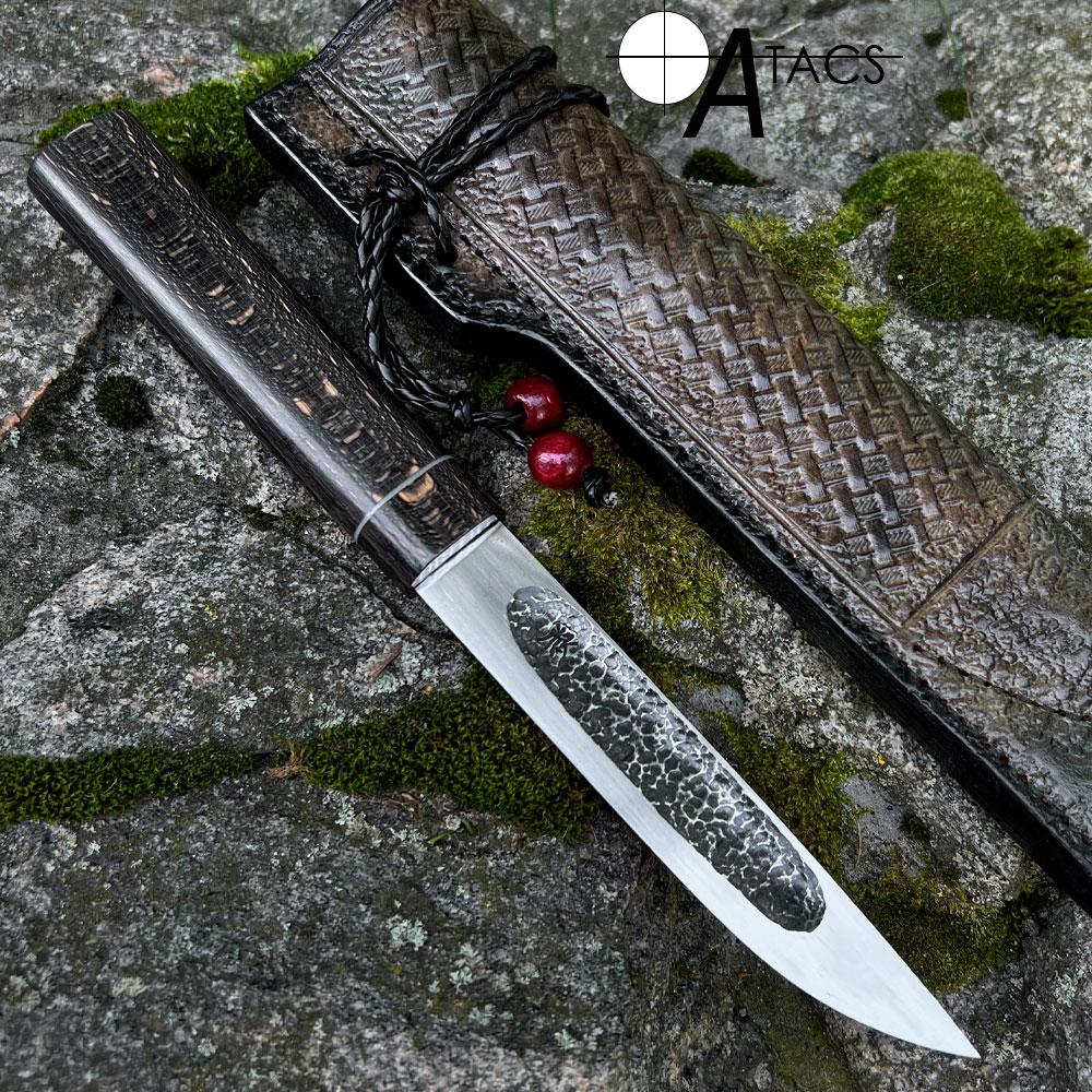 Ніж ручної роботи Якут-12 з кованої сталі 95х18