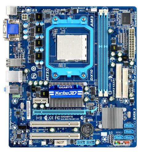 Плата AMD SAM3 GIGABYTE GA-MA78LMT-S2 УЦІНКА - ЗВУК ! Розуміє всі 2-6 ЯДЕРН ПРОЦИ X2-X4 до PHENOM II X6 1065T!