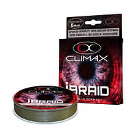 Шнур CLIMAX iBraid 8 olive 275m 0,16mm 14,2kg