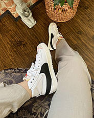 Чоловічі кросівки Nike Blazer Mid 77 Jumbo White Black DD3111-100, фото 4
