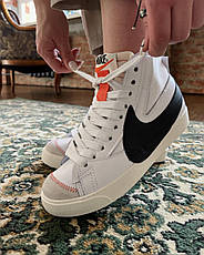 Чоловічі кросівки Nike Blazer Mid 77 Jumbo White Black DD3111-100, фото 6