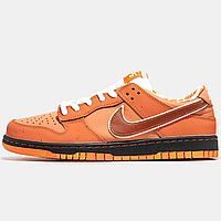 Кроссовки женские и мужские Nike SB Dunk Low Orange / кеды Найк СБ Данк оранжевые