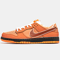 Кроссовки мужские и женские NIke SB Dunk Low Orange / кеды Найк СБ Данк оранжевые