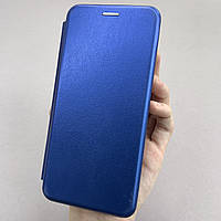 Чехол-книга для Tecno Spark 6 Go книжка с подставкой на телефон техно спарк 6 го синяя stn