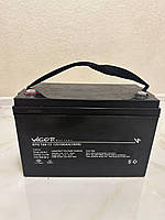 Акумуляторна батарея Vigor 100 Ah гелеєвий аккумулятор для ібп інверторів акумулятор гелевий сотка для дому