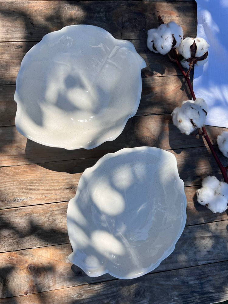 Салатник "Листок", 500 мл, "Капучино", фото 1