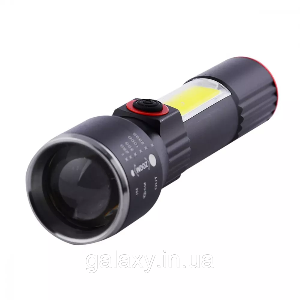 Ліхтарик BL-508-P50 акумуляторний LED 3 режимів функція повербанка кишеньковий ліхтар BL-508-P50