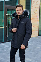 Зимняя мужская куртка с натуральным мехом Indaco 1184F