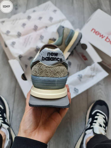 Купить Мужские кроссовки New Balance 574 Stone Island Gray осень серые ...