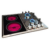 Плита комбінована газово-електрична варильна поверхня Luxor SH 68 SS Німеччина, фото 2