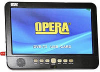 TV Opera 1002 10" Портативный телевизор с Т2 USB SD HDMI