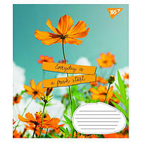 Зошит шкільний 1Вересня 96 аркушів лінія Summer flowers (5)