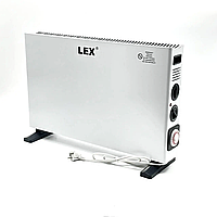Нагреватель электрический конвекторный LEX LXZCH04FT, 2000 Вт, с вентилятором и таймером