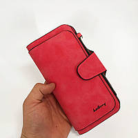 Женский кошелек клатч портмоне Baellerry Forever N2345, Компактный кошелек девочке. PO-443 Цвет: темно-красный