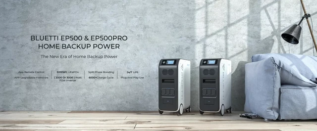 BLUETTI EP500 Solar Power Station BLUETTI EP500 Solar Power Station