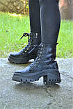 Шкіряні черевики на модній підошві, фото 7