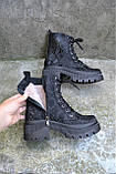 Шкіряні черевики на модній підошві, фото 2