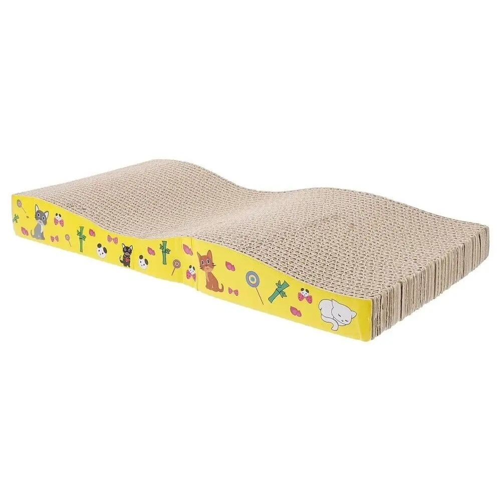 Дряпка-хвиля для кішок картонна, фото 1