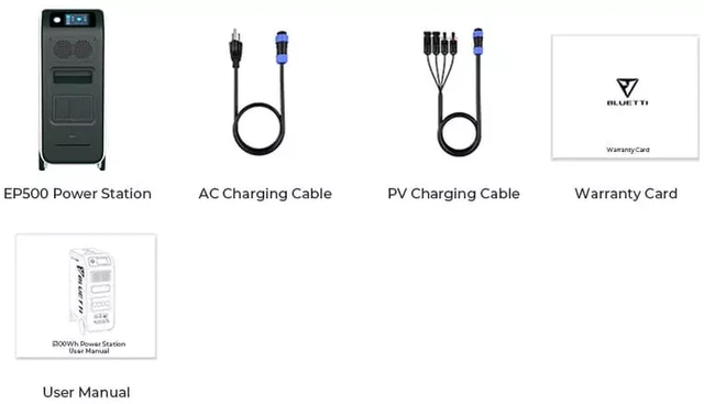 BLUETTI EP500 Solar Power Station BLUETTI EP500 Solar Power Station