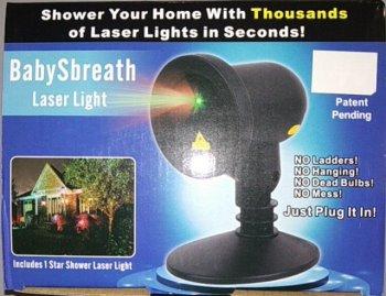 Проектор лазерний вуличний Vaby sbreath laser light