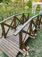 Мостик 3.5м на 1.1м садовый Усадьба, декоративный мост, мост на дачу, мостик деревянный во двор