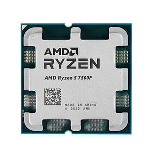 Процесор AMD Ryzen 5 7500F (3.7GHz 32MB 65W AM5) Tray (100-000000597)
