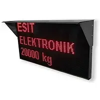 Дублирующее табло Esit RDA-150 применяется для дополнительной индикации в различных весоизмерительных системах