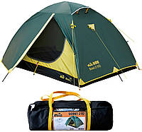Палатка двухместная Tramp Scout 2 (v2) Green/Yellow