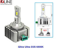 Светодиодная лампа Qline Ultra D3S 6000K (2шт)