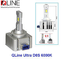 Светодиодная лампа Qline Ultra D8S 6000K (2шт)