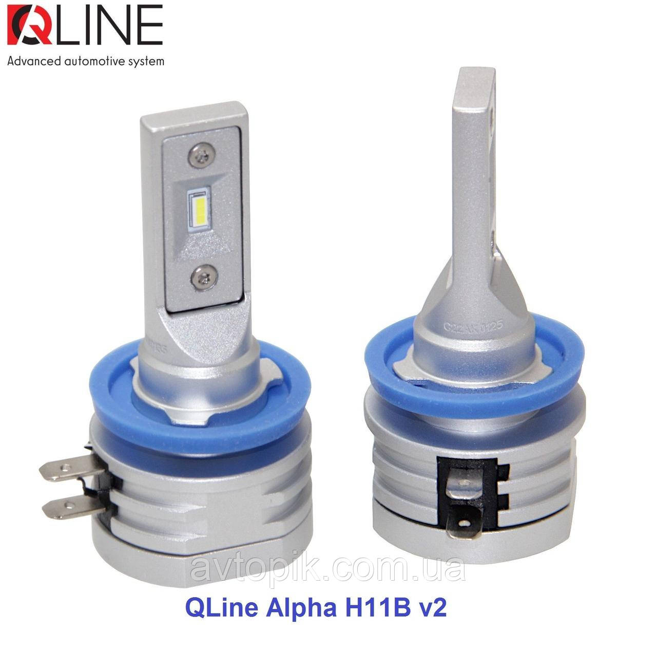 Светодиодная лампа Qline Alpha H11Bv2 6000K (2шт) - фото 3 - id-p1944504918