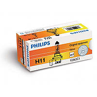 Лампа галогеновая Philips H11 Vision, 3200K, 1шт/картон 12362PRC1