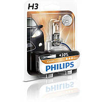 Лампа галогеновая Philips H3 Vision, 3200K, 1шт/блістер 12336PRB1