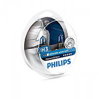 Лампа галогеновая Philips H3 Diamond Vision 5000K, 2шт/блістер 12336DVS2