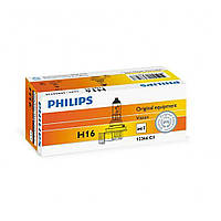 Лампа галогеновая Philips H16, 1шт/картон 12366C1