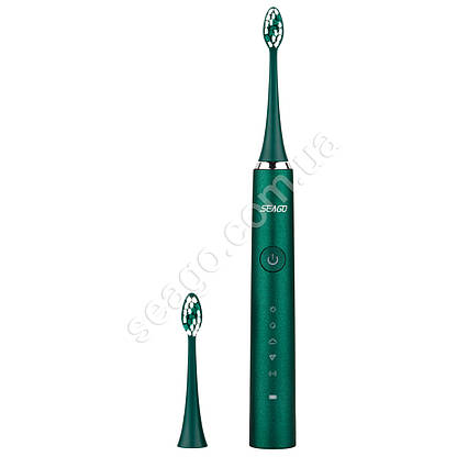 Електрична звукова зубна щітка Seago S2, Green