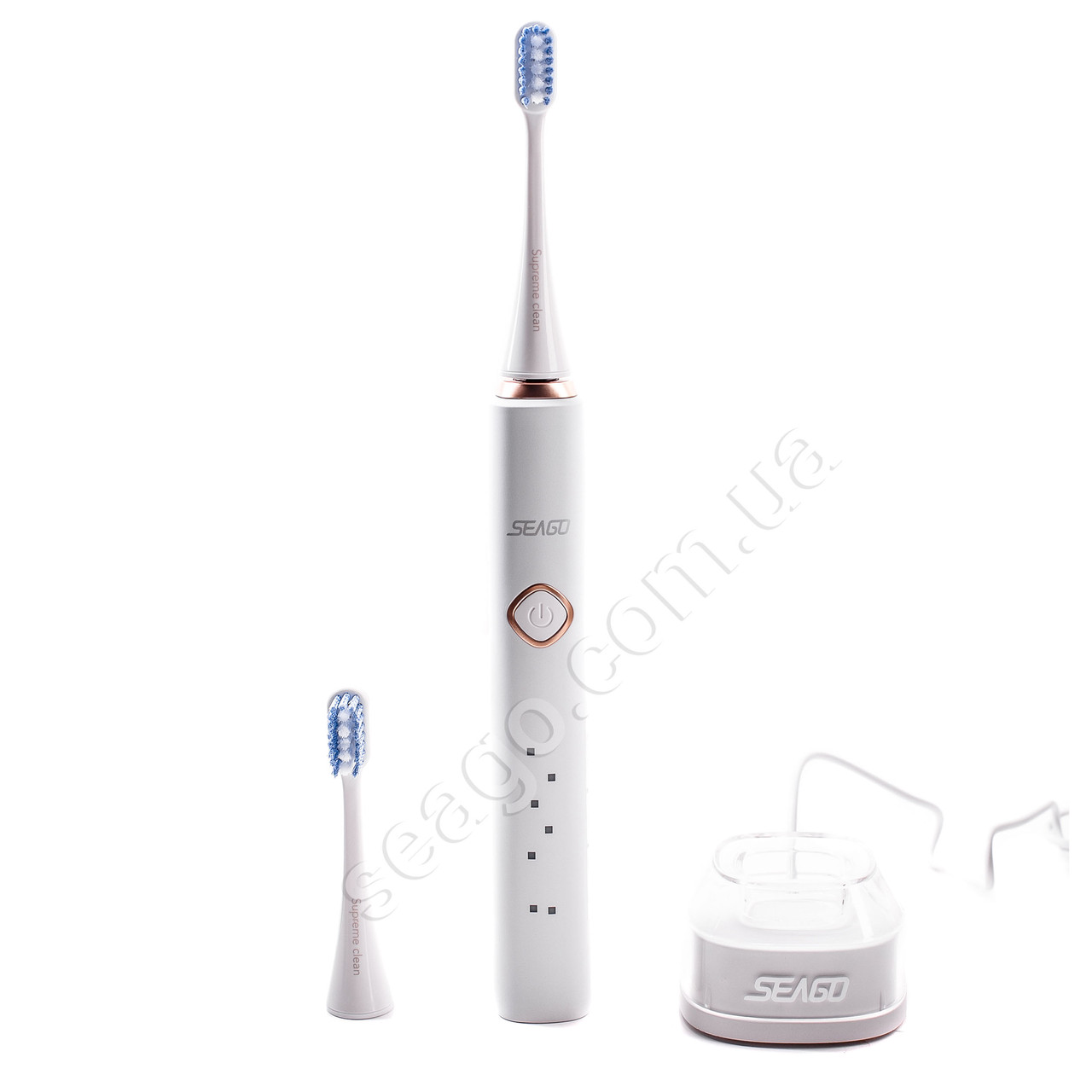 Электрическая звуковая зубная щетка Seago Sonic SG998, Белый - фото 1 - id-p1944509926