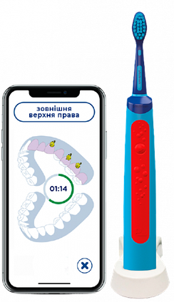 Електрична зубна щітка Playbrush Smart Sonic Blue