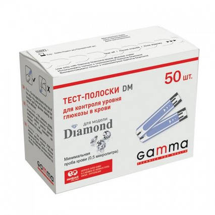 Тест-смужки Gamma DM, 50 шт.