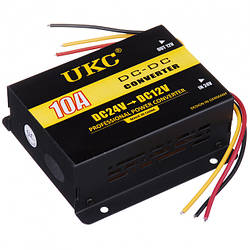 Перетворювач UKC DC/DC 24v-12v 10A / 3386